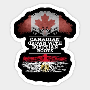 Canadian Grown With Egyptian Roots - Gift for Egyptian With Roots From Egypt Sticker